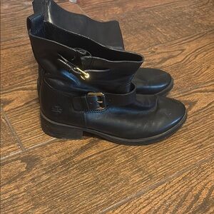 Tory Burch Black Leather Boots
